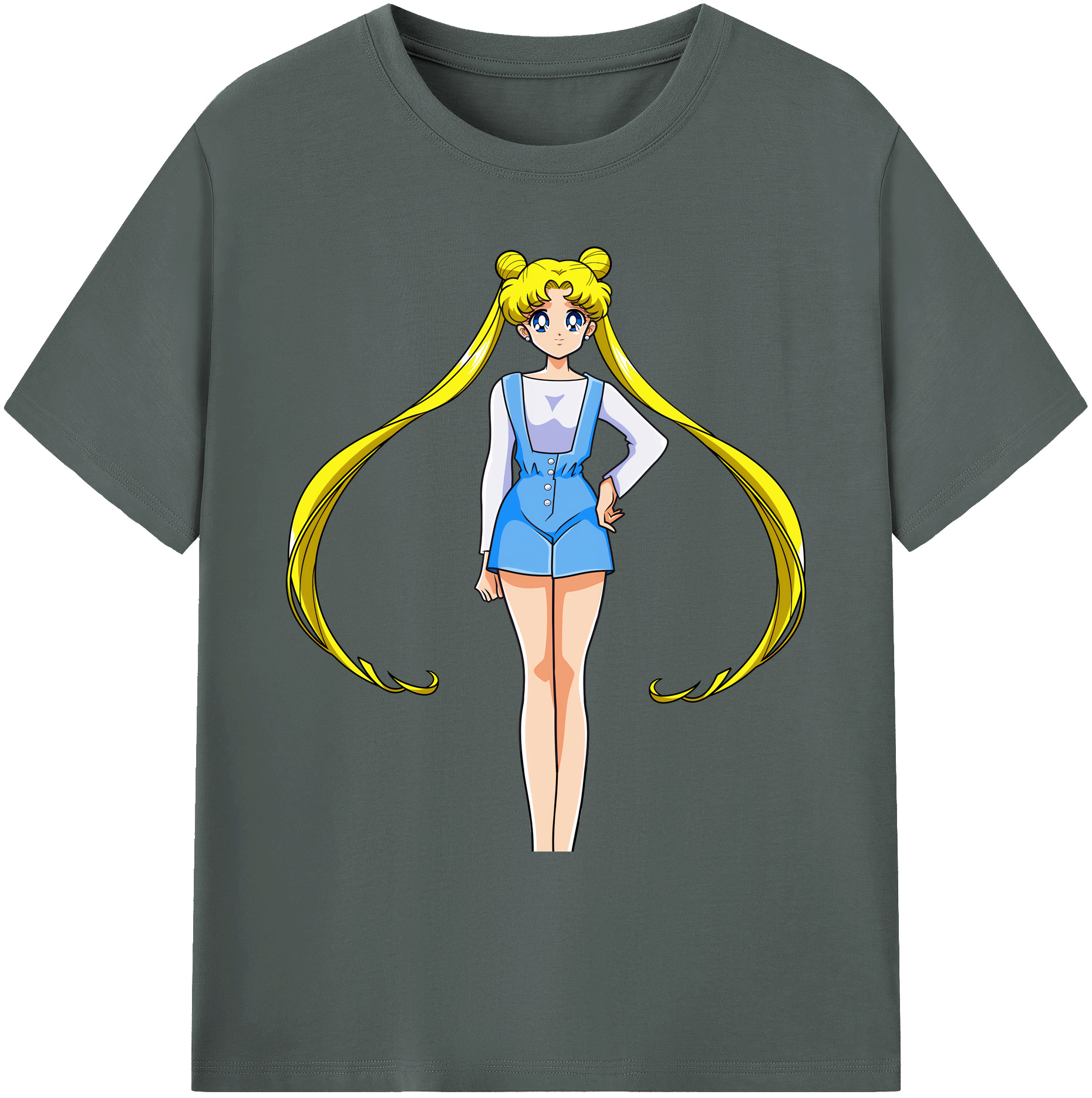 （画像用） 美少女戦士セーラームーン 愛野 美奈子 あいの みなこ Sailor Moon Aino Minako 綿100％ メンズ半袖Tシャツ｜肌触りやわらか＆通気性